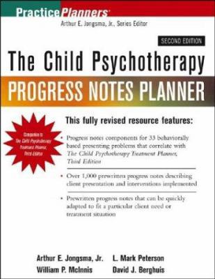 The Child Psychotherapy Progress Notes Planner 0471459801 Book Cover