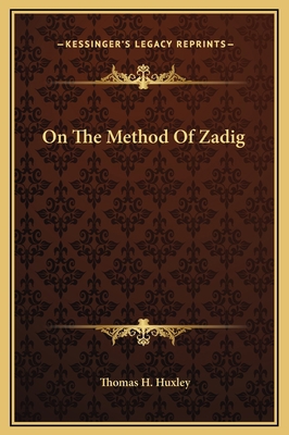 On The Method Of Zadig 1169180973 Book Cover