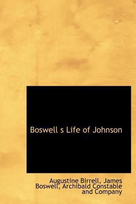 Boswell s Life of Johnson 1140194291 Book Cover