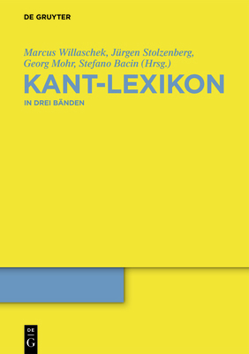 Kant-Lexikon [German] 3110762439 Book Cover