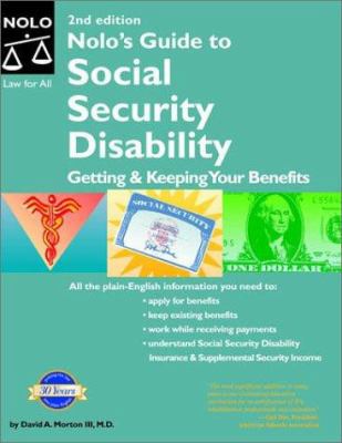 Nolo's Guide to Social Security Disability: Get... 0873379144 Book Cover