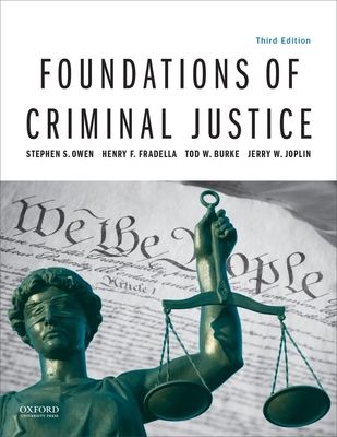 Foundations of Criminal Justice 0190855622 Book Cover