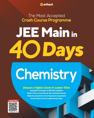 40 Days JEE Main Chemistry (E) 9325796309 Book Cover