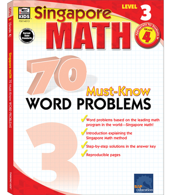 70 Must-Know Word Problems, Grade 4: Volume 2 B0074CVC90 Book Cover