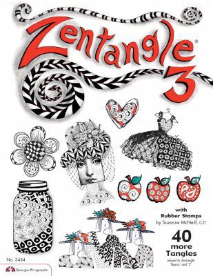 Zentangle: With Rubber Stamps (3) 1574213318 Book Cover
