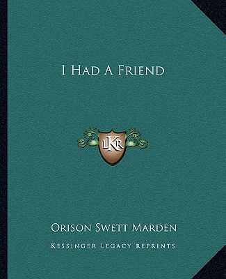 I Had A Friend 1162862858 Book Cover