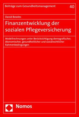 Finanzentwicklung Der Sozialen Pflegeversicheru... [German] 3848723972 Book Cover