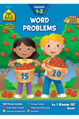 Word Problems Grades 1-2-Workbook B00D6OTIB4 Book Cover