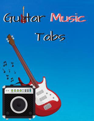 Guitar Music Tabs: 8.5inX11in 100 pages 1092122583 Book Cover