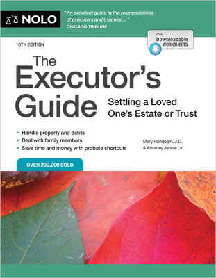 The Executor's Guide: Settling a Loved One's Es... 1413331742 Book Cover