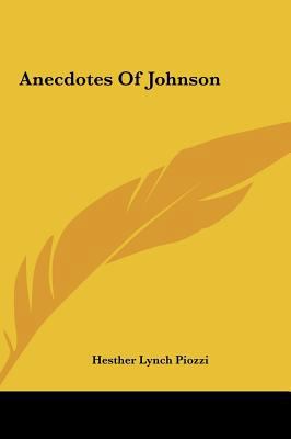 Anecdotes of Johnson 116142184X Book Cover