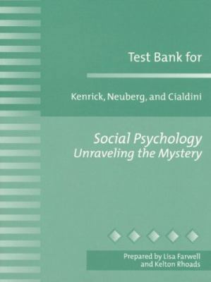 Social Psychology: Unraveling the Mystery/Test ... 0205274234 Book Cover