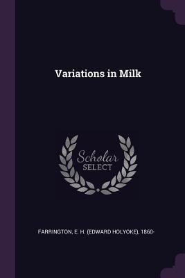 Variations in Milk 1378259459 Book Cover