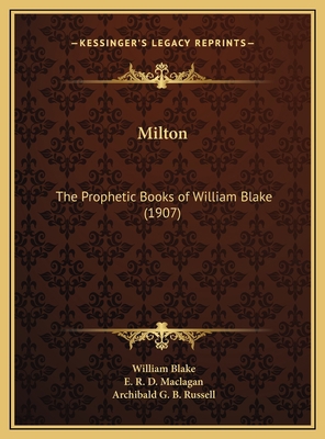 Milton: The Prophetic Books of William Blake (1... 1169681956 Book Cover