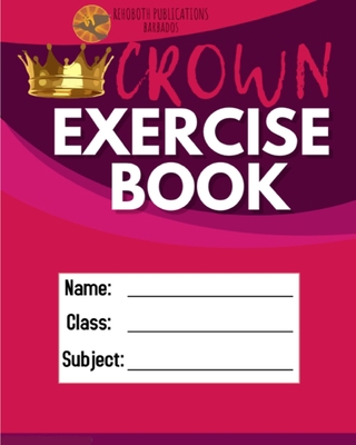 Crown Exercise Book (Red) B086C33WLR Book Cover