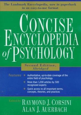Concise Encyclopedia of Psychology 0471192821 Book Cover