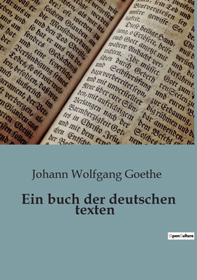 Ein buch der deutschen texten: Ein innerer Kamp... [German] B0BY4GVWK2 Book Cover