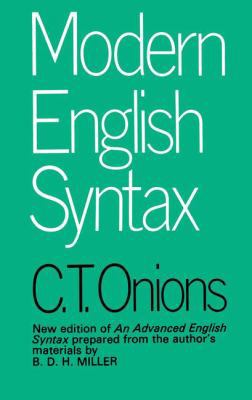 Modern English Syntax 1138141291 Book Cover