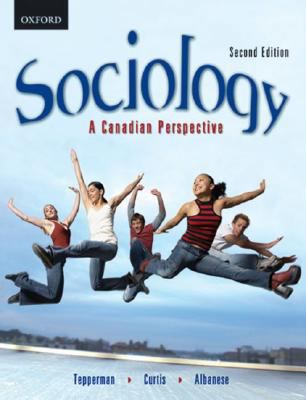 Sociology: A Canadian Perspective 0195425596 Book Cover