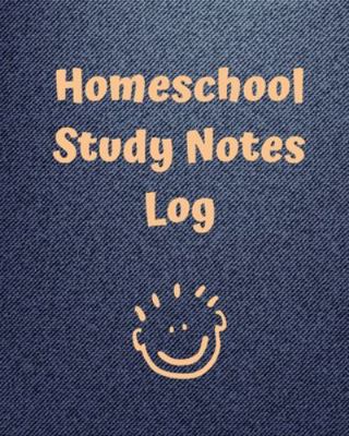 Homeschool Study Notes Log: Virtual Learning Wo... 1649304900 Book Cover