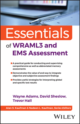 Essentials of Wraml3 and EMS Assessment 1119987814 Book Cover