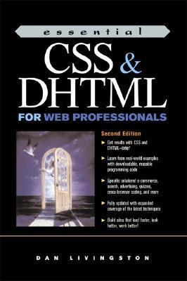 Essential CSS and DHTML for Web Professionals 0130649953 Book Cover