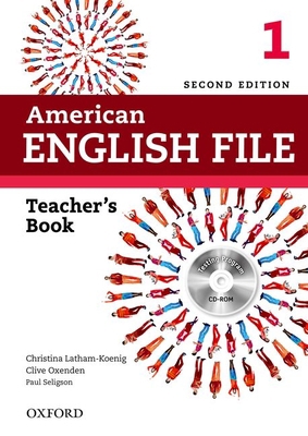 American English File 2e 1 Teacher Book: With T... 0194776336 Book Cover