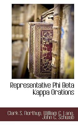 Representative Phi Beta Kappa Orations 1117702405 Book Cover