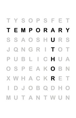Temporary Author B0BL9V45CQ Book Cover