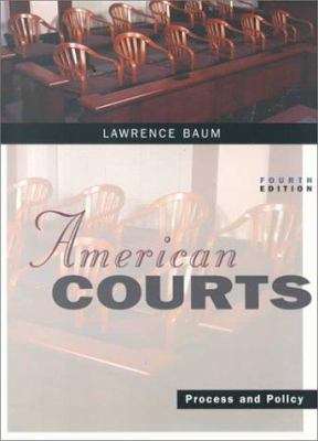 American Courts: Process and Policy 0395871050 Book Cover