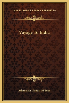 Voyage To India 1169169821 Book Cover