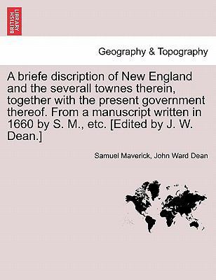 A Briefe Discription of New England and the Sev... 1241334935 Book Cover