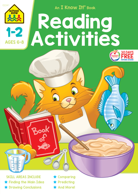 School Zone Reading Activities Grades 1-2 Workbook 0887438415 Book Cover