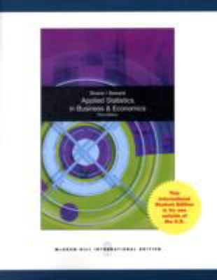 Applied Statistics in Business and Economics 0071220704 Book Cover