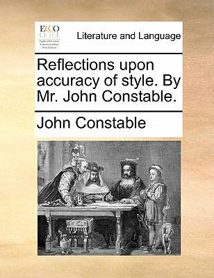 Reflections Upon Accuracy of Style. by Mr. John... 1170804470 Book Cover