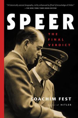 Speer: The Final Verdict 0156028743 Book Cover