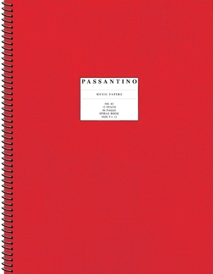 Passantino Music Papers, No. 85: 12 Stave 0825690978 Book Cover