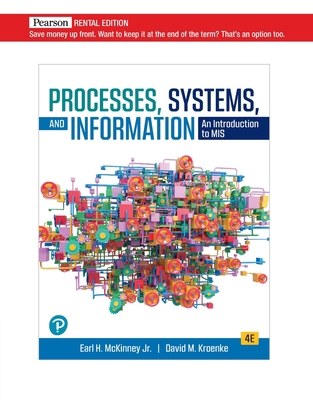 Processes, Systems, and Information: An Introdu... 0136926231 Book Cover
