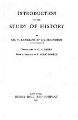 Introduction to the Study of History 1597407291 Book Cover