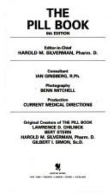 Pill Book: The Illustrated Guide to the Most Pr... 0553565087 Book Cover