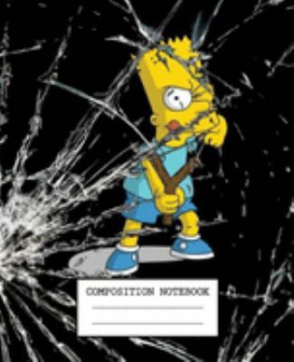 Paperback Composition Notebook : The Simpsons Soft Glossy Cover Wide Ruled Lined Pages Book 7. 5 X 9. 25 Inches 110 Pages Book