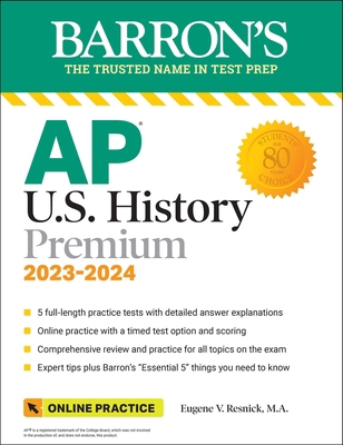 AP U.S. History Premium, 2023-2024: Comprehensi... 1506281168 Book Cover