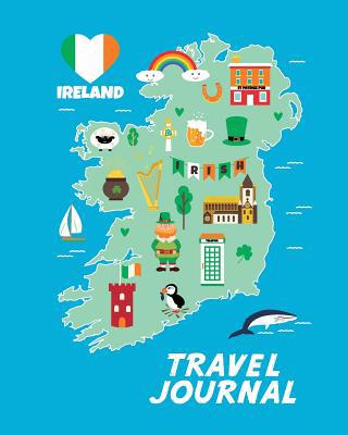 Travel Journal: Map of Ireland. Kid's Travel Jo... 1092691790 Book Cover