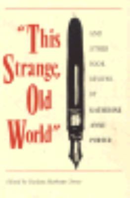 This Strange, Old World and Other Book Reviews 0820313319 Book Cover