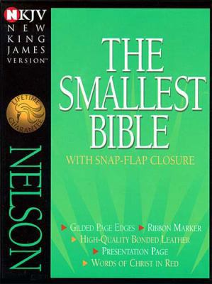 Smallest Bible-NKJV-Snap Flap 0785202463 Book Cover