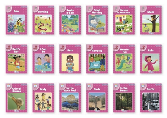 Jolly Phonics Pink Readers Complete Set: In Pri... 1835823645 Book Cover