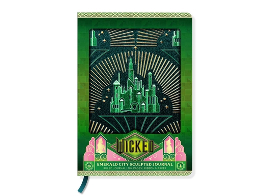Wicked: Emerald City Sculpted Journal B0DGF8185Q Book Cover