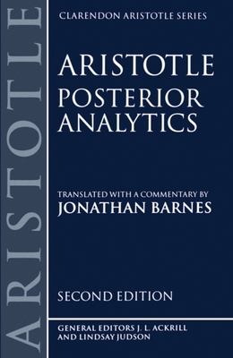 Posterior Analytics 0198240899 Book Cover