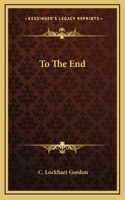 To the End 1163831905 Book Cover
