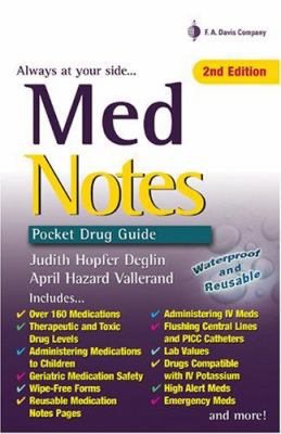 Med Notes: Pocket Drug Guide, 2/E B01CMYA63W Book Cover